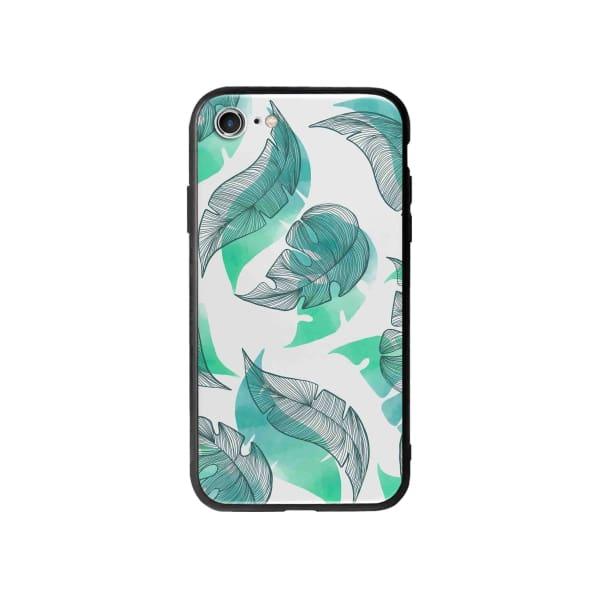 Coque Pour iPhone 8 Motif Feuilles - Coque Wiqeo 10€-15€, Estelle Adam, Feuilles, iPhone 8, Motif Wiqeo, Déstockeur de Coques Pour iPhone