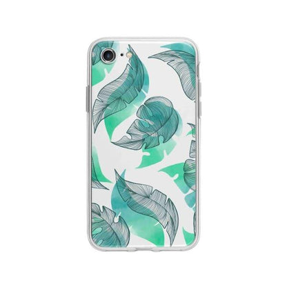 Coque Pour iPhone 8 Motif Feuilles - Coque Wiqeo 10€-15€, Estelle Adam, Feuilles, iPhone 8, Motif Wiqeo, Déstockeur de Coques Pour iPhone