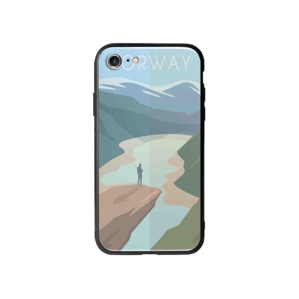 Coque Pour iPhone 8 Norvège - Coque Wiqeo 10€-15€, Illustration, iPhone 8, Robert Guillory, Voyage Wiqeo, Déstockeur de Coques Pour iPhone