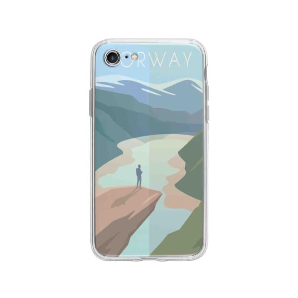 Coque Pour iPhone 8 Norvège - Coque Wiqeo 10€-15€, Illustration, iPhone 8, Robert Guillory, Voyage Wiqeo, Déstockeur de Coques Pour iPhone