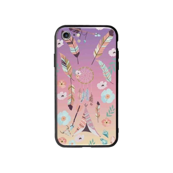 Coque Pour iPhone 8 Ornements Boho - Coque Wiqeo 10€-15€, Estelle Adam, Illustration, iPhone 8 Wiqeo, Déstockeur de Coques Pour iPhone