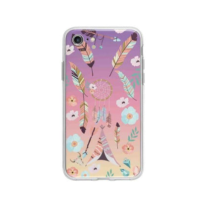 Coque Pour iPhone 8 Ornements Boho - Coque Wiqeo 10€-15€, Estelle Adam, Illustration, iPhone 8 Wiqeo, Déstockeur de Coques Pour iPhone