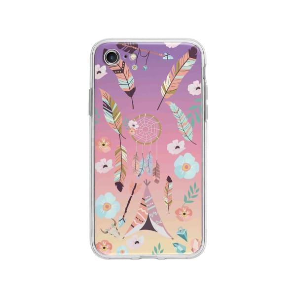 Coque Pour iPhone 8 Ornements Boho - Coque Wiqeo 10€-15€, Estelle Adam, Illustration, iPhone 8 Wiqeo, Déstockeur de Coques Pour iPhone