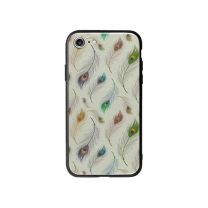 Coque Pour iPhone 8 Plumes de Paon - Coque Wiqeo 10€-15€, Estelle Adam, Illustration, iPhone 8, Motif Wiqeo, Déstockeur de Coques Pour iPhone