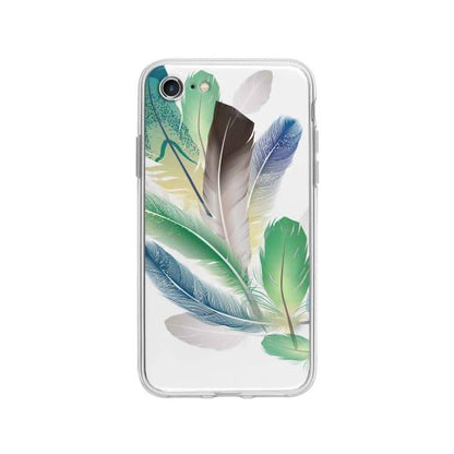 Coque Pour iPhone 8 Plumes - Coque Wiqeo 10€-15€, Estelle Adam, Illustration, iPhone 8 Wiqeo, Déstockeur de Coques Pour iPhone