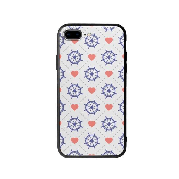 Coque Pour iPhone 8 Plus Barres et Cœurs - Coque Wiqeo 10€-15€, Cœurs, Estelle Adam, iPhone 8 Plus, Motif Wiqeo, Déstockeur de Coques Pour iPhone