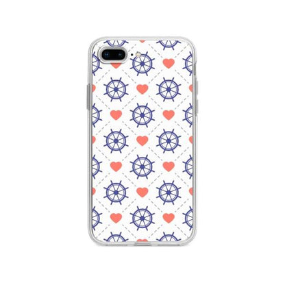 Coque Pour iPhone 8 Plus Barres et Cœurs - Coque Wiqeo 10€-15€, Cœurs, Estelle Adam, iPhone 8 Plus, Motif Wiqeo, Déstockeur de Coques Pour iPhone