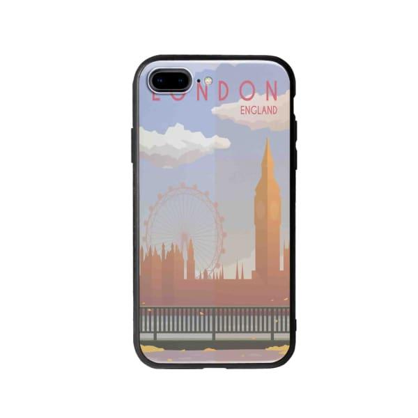 Coque Pour iPhone 8 Plus Big Ben & London Eye - Coque Wiqeo 10€-15€, Estelle Adam, Illustration, iPhone 8 Plus, Voyage Wiqeo, Déstockeur de Coques Pour iPhone