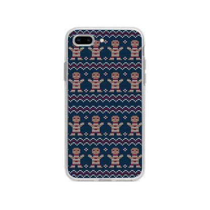 Coque Pour iPhone 8 Plus Biscuit de Noël Tricoté - Coque Wiqeo 10€-15€, Estelle Adam, iPhone 8 Plus, Motif, Noël Wiqeo, Déstockeur de Coques Pour iPhone