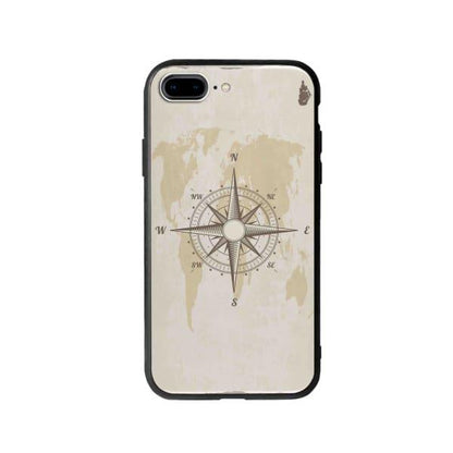 Coque Pour iPhone 8 Plus Boussole Nautique - Coque Wiqeo 10€-15€, Estelle Adam, Illustration, iPhone 8 Plus Wiqeo, Déstockeur de Coques Pour iPhone