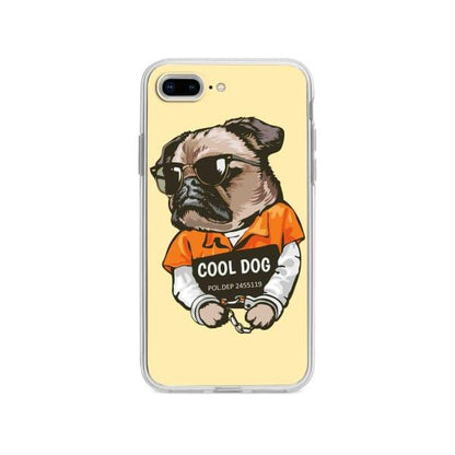 Coque Pour iPhone 8 Plus Carlin Prisonnier - Coque Wiqeo 10€-15€, Animaux, Estelle Adam, Illustration, iPhone 8 Plus Wiqeo, Déstockeur de Coques Pour iPhone