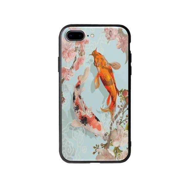 Coque Pour iPhone 8 Plus Carpes Koï - Coque Wiqeo 10€-15€, Estelle Adam, Illustration, iPhone 8 Plus Wiqeo, Déstockeur de Coques Pour iPhone