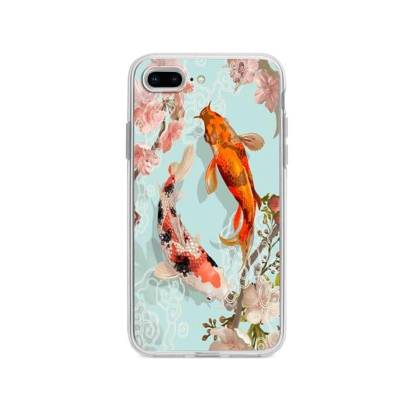 Coque Pour iPhone 8 Plus Carpes Koï - Coque Wiqeo 10€-15€, Estelle Adam, Illustration, iPhone 8 Plus Wiqeo, Déstockeur de Coques Pour iPhone