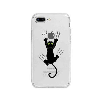 Coque Pour iPhone 8 Plus Chat Griffant - Coque Wiqeo 10€-15€, Géraud Fournier, Illustration, iPhone 8 Plus, Mignon Wiqeo, Déstockeur de Coques Pour iPhone