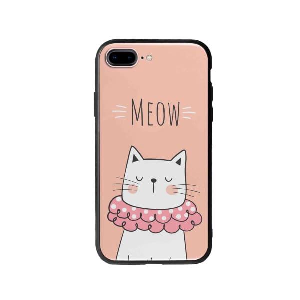 Coque Pour iPhone 8 Plus Chat Meow - Coque Wiqeo 10€-15€, Animaux, Géraud Fournier, iPhone 8 Plus, Mignon Wiqeo, Déstockeur de Coques Pour iPhone