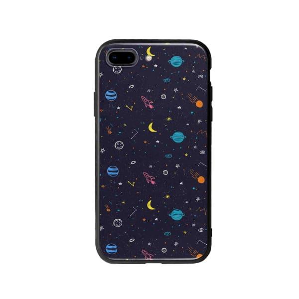 Coque Pour iPhone 8 Plus Dessin Galactique - Coque Wiqeo 10€-15€, Estelle Adam, Illustration, iPhone 8 Plus, Motif Wiqeo, Déstockeur de Coques Pour iPhone