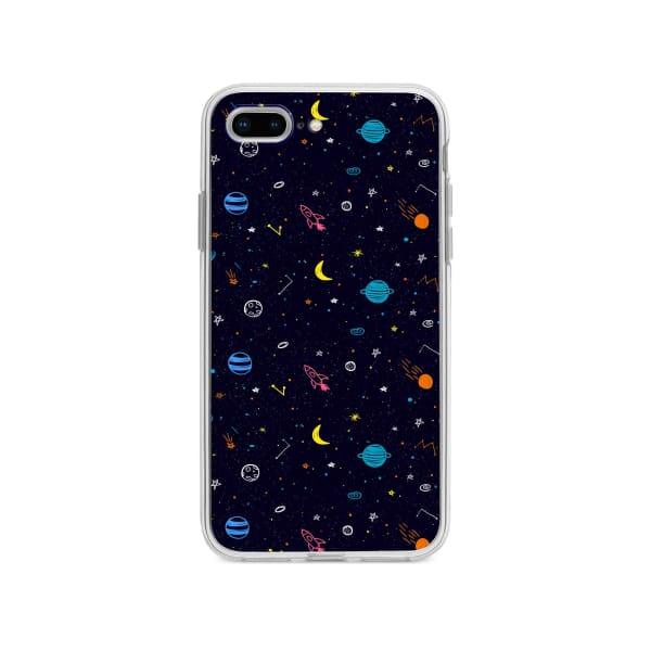 Coque Pour iPhone 8 Plus Dessin Galactique - Coque Wiqeo 10€-15€, Estelle Adam, Illustration, iPhone 8 Plus, Motif Wiqeo, Déstockeur de Coques Pour iPhone