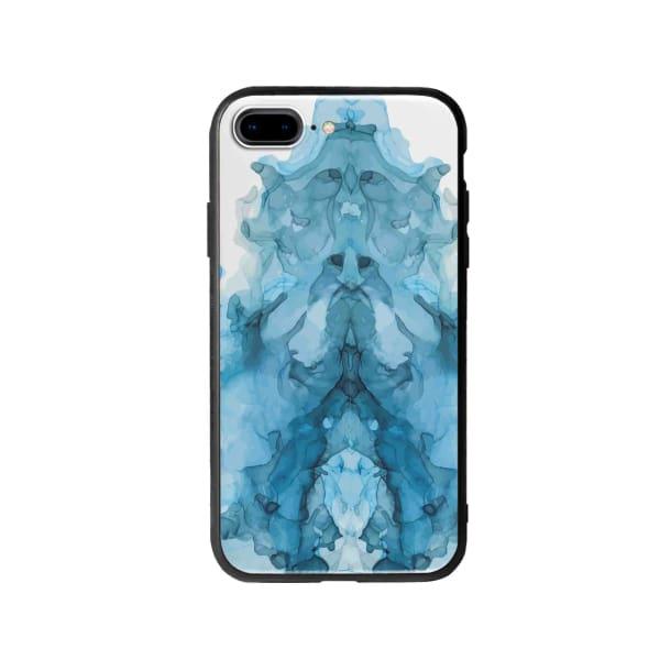 Coque Pour iPhone 8 Plus Encre Bleu - Coque Wiqeo 10€-15€, Estelle Adam, iPhone 8 Plus, Motif Wiqeo, Déstockeur de Coques Pour iPhone