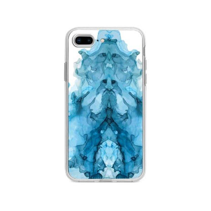 Coque Pour iPhone 8 Plus Encre Bleu - Coque Wiqeo 10€-15€, Estelle Adam, iPhone 8 Plus, Motif Wiqeo, Déstockeur de Coques Pour iPhone