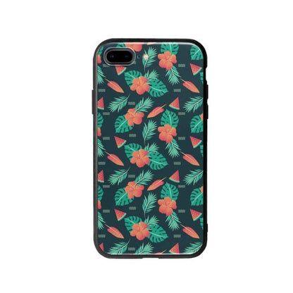 Coque Pour iPhone 8 Plus Été Floral - Coque Wiqeo 10€-15€, Estelle Adam, Feuilles, Fleur, iPhone 8 Plus, Motif Wiqeo, Déstockeur de Coques Pour iPhone