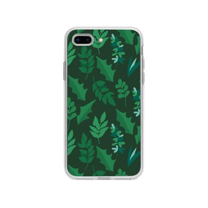 Coque Pour iPhone 8 Plus Feuilles d'hiver - Coque Wiqeo 10€-15€, Estelle Adam, Feuilles, iPhone 8 Plus, Motif Wiqeo, Déstockeur de Coques Pour iPhone