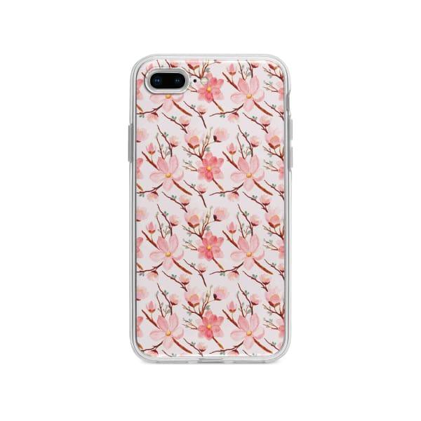 Coque Pour iPhone 8 Plus Fleur Rose - Coque Wiqeo 10€-15€, Albert Dupont, Fleur, iPhone 8 Plus Wiqeo, Déstockeur de Coques Pour iPhone