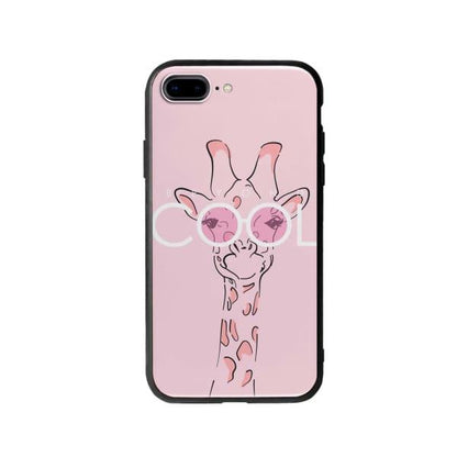 Coque Pour iPhone 8 Plus Girafe Cool - Coque Wiqeo 10€-15€, Animaux, Estelle Adam, Illustration, iPhone 8 Plus Wiqeo, Déstockeur de Coques Pour iPhone