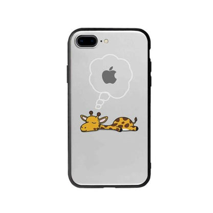 Coque Pour iPhone 8 Plus Girafe Endormie - Coque Wiqeo 10€-15€, Animaux, Estelle Adam, Illustration, iPhone 8 Plus Wiqeo, Déstockeur de Coques Pour iPhone