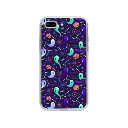 Coque Pour iPhone 8 Plus Halloween Fantôme - Coque Wiqeo 10€-15€, Estelle Adam, iPhone 8 Plus, Motif Wiqeo, Déstockeur de Coques Pour iPhone