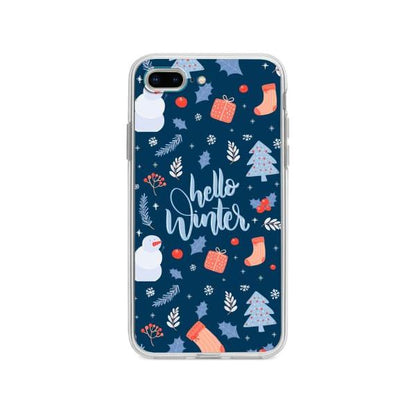 Coque Pour iPhone 8 Plus "Hello Winter" - Coque Wiqeo 10€-15€, Estelle Adam, iPhone 8 Plus, Motif Wiqeo, Déstockeur de Coques Pour iPhone