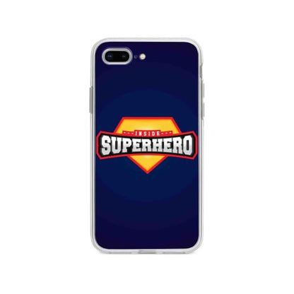 Coque Pour iPhone 8 Plus "Inside Superhero" - Coque Wiqeo 10€-15€, Estelle Adam, Illustration, iPhone 8 Plus Wiqeo, Déstockeur de Coques Pour iPhone