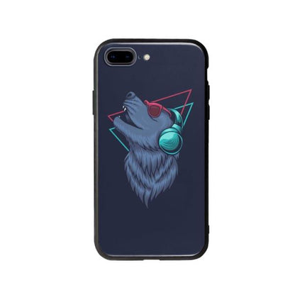 Coque Pour iPhone 8 Plus Loup Extatique - Coque Wiqeo 10€-15€, Estelle Adam, Illustration, iPhone 8 Plus, Motif Wiqeo, Déstockeur de Coques Pour iPhone