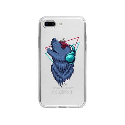 Coque Pour iPhone 8 Plus Loup Extatique - Coque Wiqeo 10€-15€, Estelle Adam, Illustration, iPhone 8 Plus, Motif Wiqeo, Déstockeur de Coques Pour iPhone