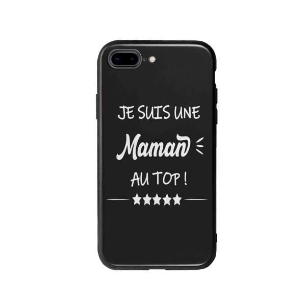 Coque Pour iPhone 8 Plus "Maman au Top" - Coque Wiqeo 10€-15€, Géraud Fournier, iPhone 8 Plus, Mignon Wiqeo, Déstockeur de Coques Pour iPhone