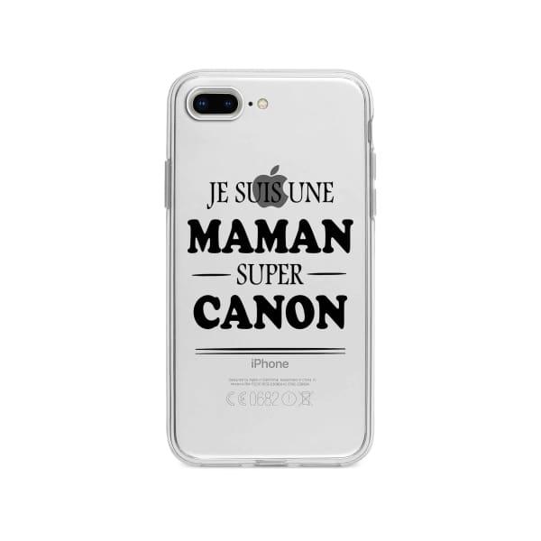 Coque Pour iPhone 8 Plus "Maman Canon" - Coque Wiqeo 10€-15€, Géraud Fournier, iPhone 8 Plus, Mignon Wiqeo, Déstockeur de Coques Pour iPhone