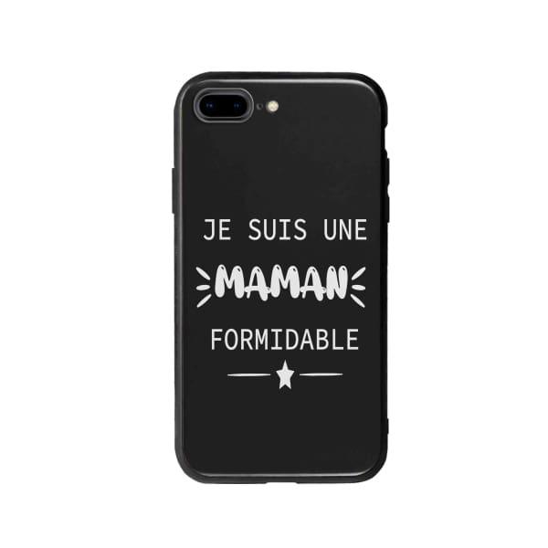 Coque Pour iPhone 8 Plus "Maman Formidable" - Coque Wiqeo 10€-15€, Géraud Fournier, iPhone 8 Plus, Mignon Wiqeo, Déstockeur de Coques Pour iPhone