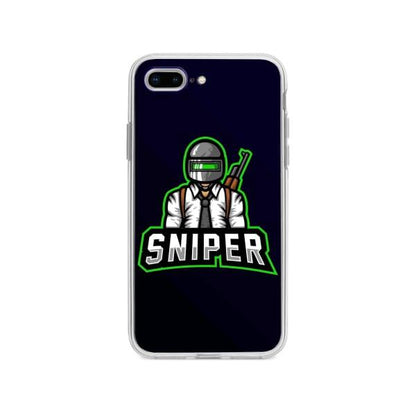 Coque Pour iPhone 8 Plus Mascotte Sniper - Coque Wiqeo 10€-15€, Estelle Adam, Illustration, iPhone 8 Plus Wiqeo, Déstockeur de Coques Pour iPhone