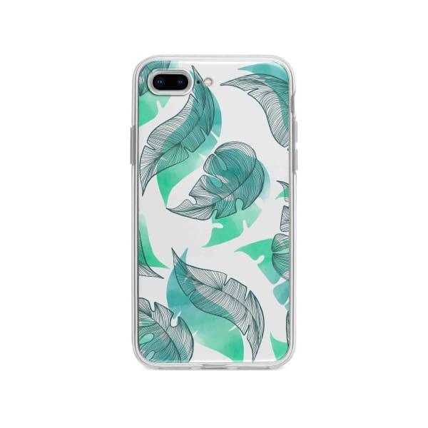 Coque Pour iPhone 8 Plus Motif Feuilles - Coque Wiqeo 10€-15€, Estelle Adam, Feuilles, iPhone 8 Plus, Motif Wiqeo, Déstockeur de Coques Pour iPhone