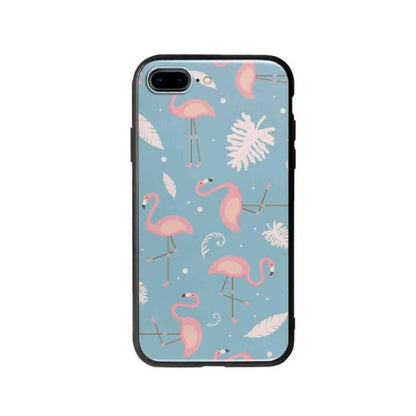 Coque Pour iPhone 8 Plus Motif Flamant Rose - Coque Wiqeo 10€-15€, Estelle Adam, Feuilles, iPhone 8 Plus, Motif Wiqeo, Déstockeur de Coques Pour iPhone