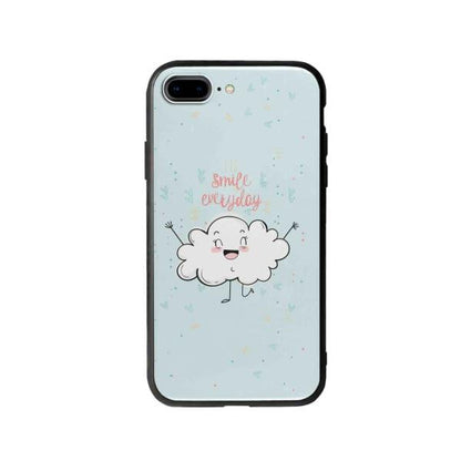 Coque Pour iPhone 8 Plus Nuage Souriant - Coque Wiqeo 10€-15€, Géraud Fournier, Illustration, iPhone 8 Plus, Mignon Wiqeo, Déstockeur de Coques Pour iPhone