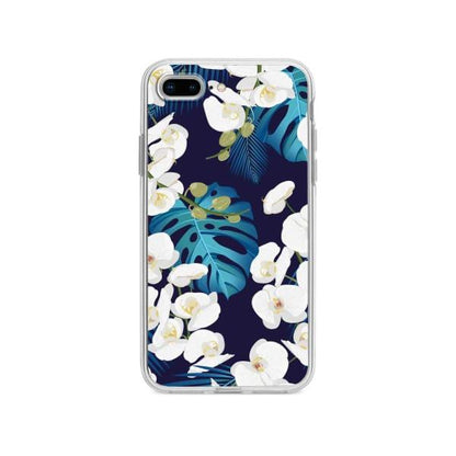 Coque Pour iPhone 8 Plus Orchidée Tropicale - Coque Wiqeo 10€-15€, Albert Dupont, Fleur, iPhone 8 Plus, Motif Wiqeo, Déstockeur de Coques Pour iPhone