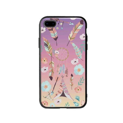 Coque Pour iPhone 8 Plus Ornements Boho - Coque Wiqeo 10€-15€, Estelle Adam, Illustration, iPhone 8 Plus Wiqeo, Déstockeur de Coques Pour iPhone