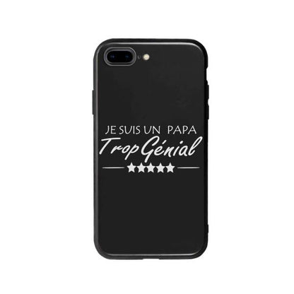 Coque Pour iPhone 8 Plus "Papa Génial" - Coque Wiqeo 10€-15€, Estelle Adam, iPhone 8 Plus, Motif Wiqeo, Déstockeur de Coques Pour iPhone