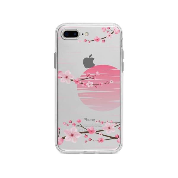 Coque Pour iPhone 8 Plus Sakura Blanc - Coque Wiqeo 10€-15€, Albert Dupont, Fleur, iPhone 8 Plus Wiqeo, Déstockeur de Coques Pour iPhone