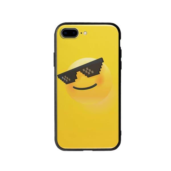 Coque Pour iPhone 8 Plus Smiley Lunettes - Coque Wiqeo 10€-15€, Estelle Adam, Illustration, iPhone 8 Plus Wiqeo, Déstockeur de Coques Pour iPhone