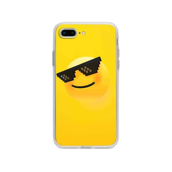 Coque Pour iPhone 8 Plus Smiley Lunettes - Coque Wiqeo 10€-15€, Estelle Adam, Illustration, iPhone 8 Plus Wiqeo, Déstockeur de Coques Pour iPhone