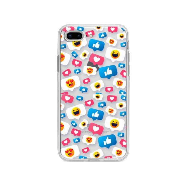 Coque Pour iPhone 8 Plus Smileys - Coque Wiqeo 10€-15€, Géraud Fournier, iPhone 8 Plus, Mignon, Motif Wiqeo, Déstockeur de Coques Pour iPhone