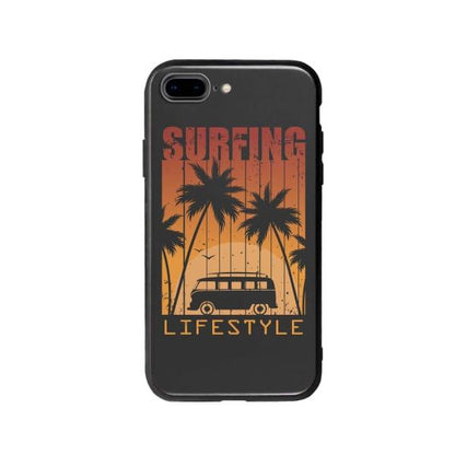 Coque Pour iPhone 8 Plus "Surfing Lifestyle" - Coque Wiqeo 10€-15€, Estelle Adam, Illustration, iPhone 8 Plus, Motif Wiqeo, Déstockeur de Coques Pour iPhone