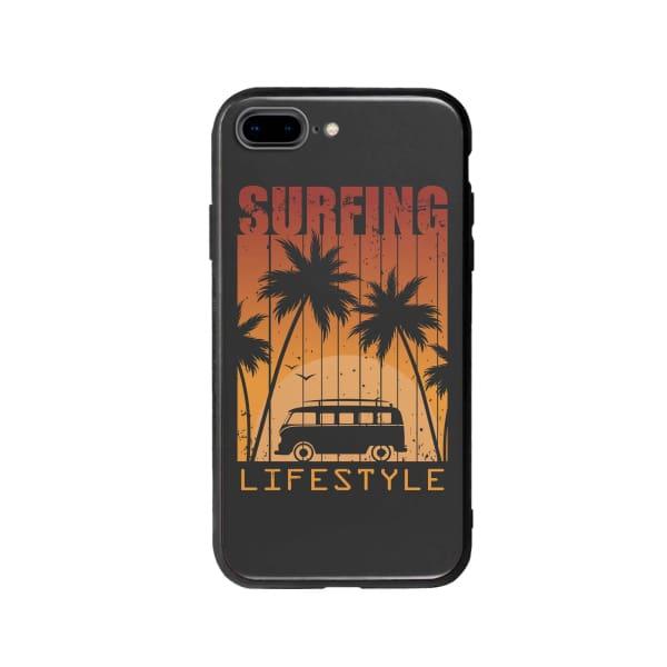 Coque Pour iPhone 8 Plus "Surfing Lifestyle" - Coque Wiqeo 10€-15€, Estelle Adam, Illustration, iPhone 8 Plus, Motif Wiqeo, Déstockeur de Coques Pour iPhone