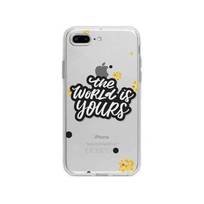 Coque Pour iPhone 8 Plus "The World Is Yours" - Coque Wiqeo 10€-15€, Estelle Adam, iPhone 8 Plus, Motif Wiqeo, Déstockeur de Coques Pour iPhone